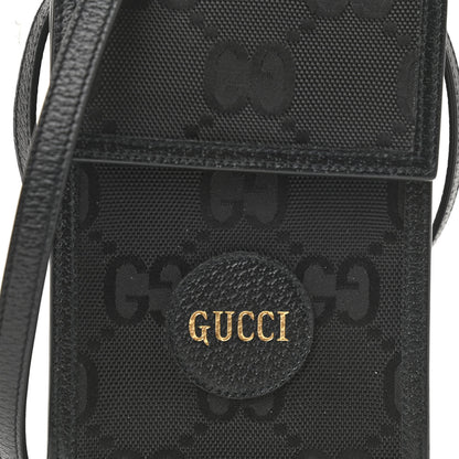 Gucci Econyl Nylon Monogram Off The Grid Crossbody Bag Black 8 of 10