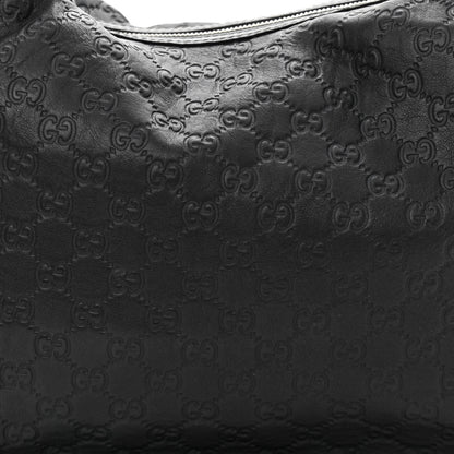 Gucci Guccissima Large GG Twins Hobo Black 8 of 11
