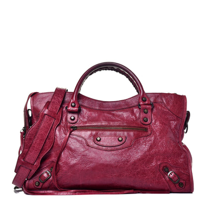 Balenciaga Agneau Classic Hardware City Pourpre 1 of 8