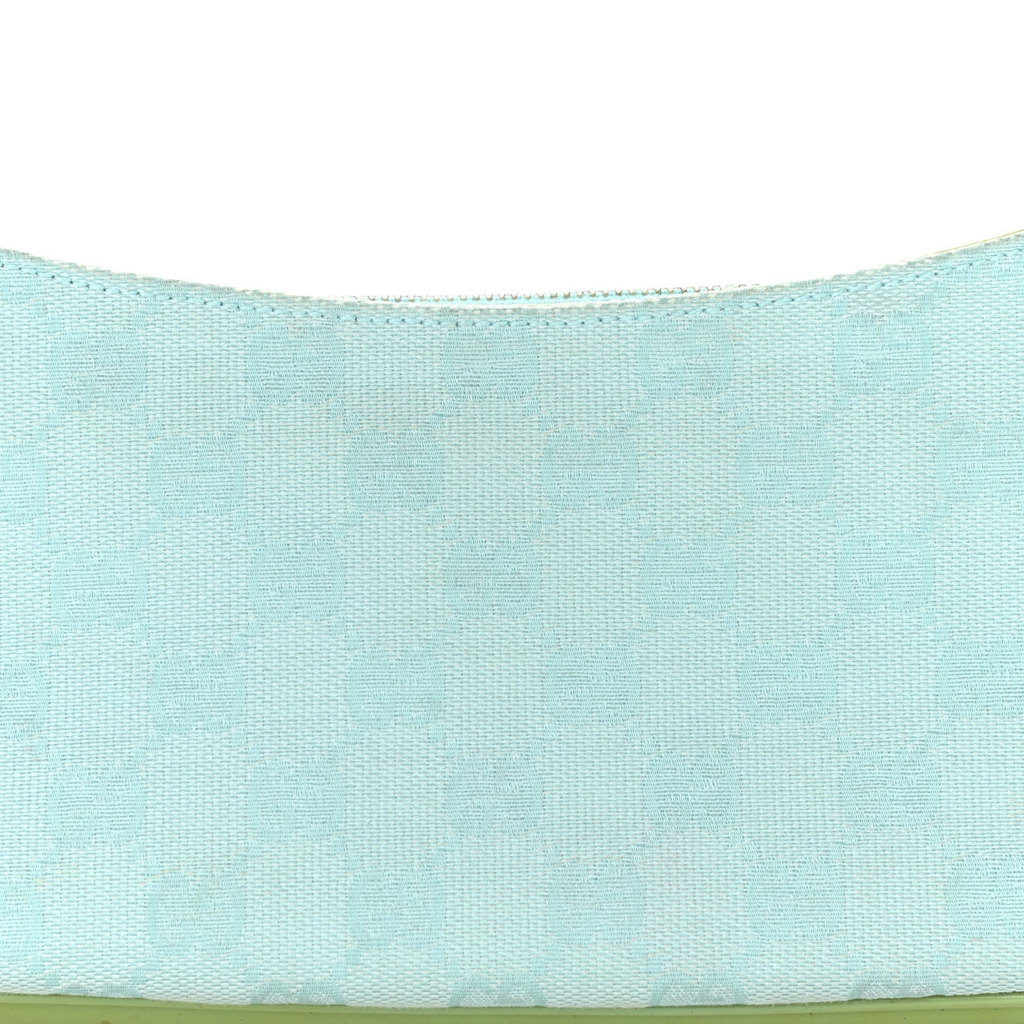 Canvas Patent Monogram Shoulder Bag Green Blue