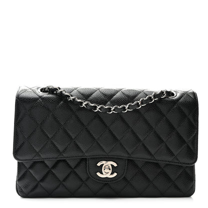 Chanel Caviar Quilted Medium Double Flap Black 1 of 10