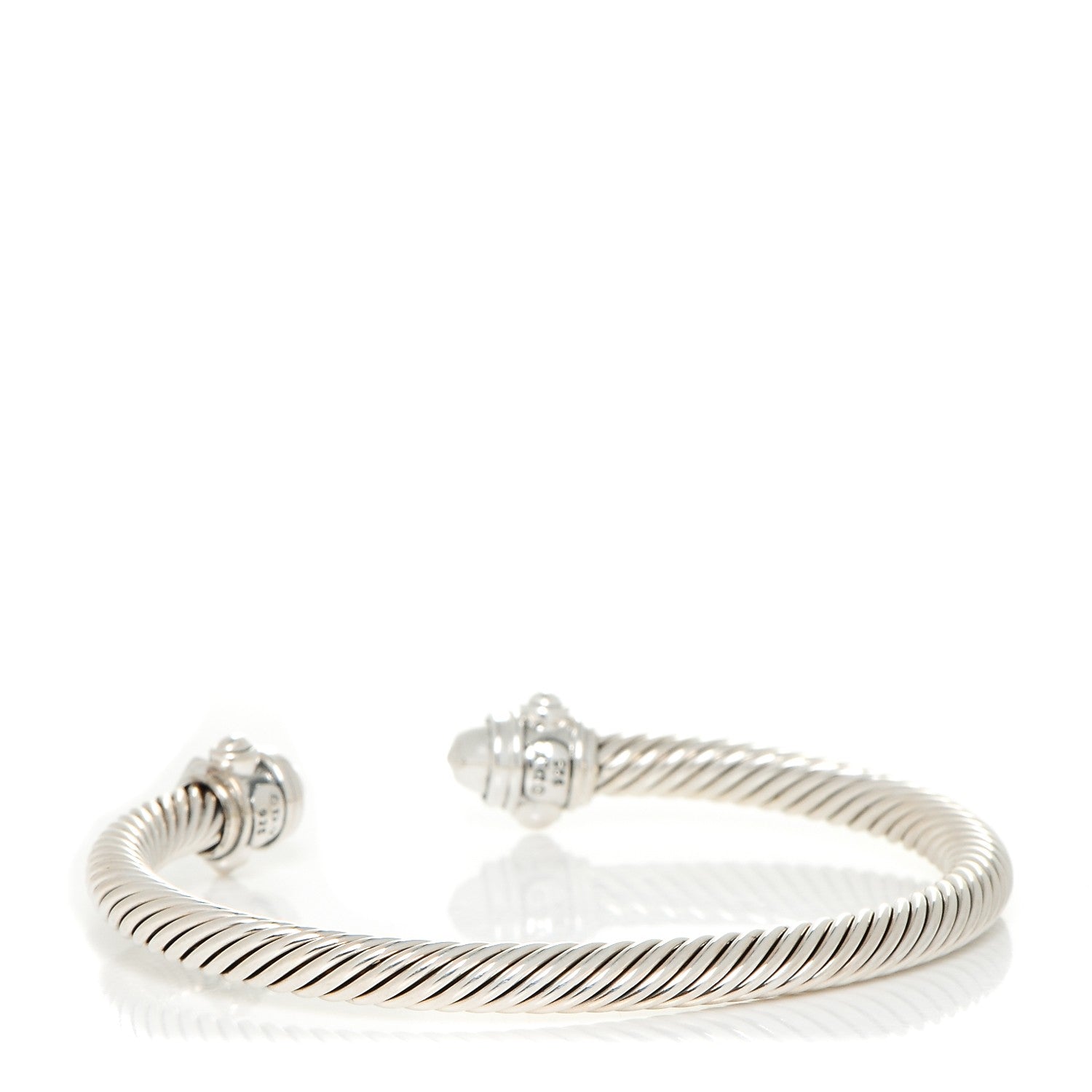 David Yurman Sterling Silver 5mm Renaissance Bracelet 3 of 5
