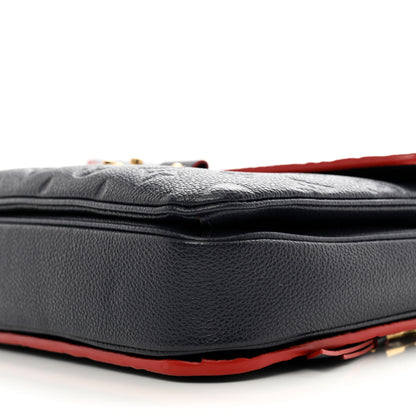 Louis Vuitton Empreinte Pochette Metis Marine Rouge 9 of 11