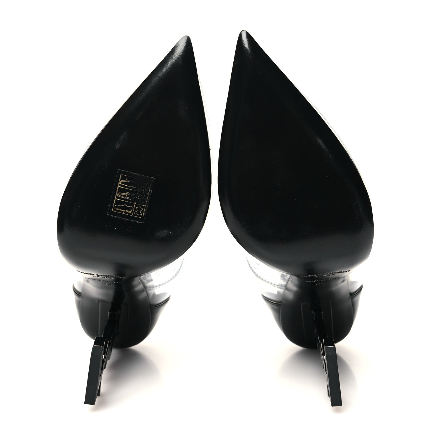 Saint Laurent Patent Calfskin PVC Opyum 39 Black 5 of 9