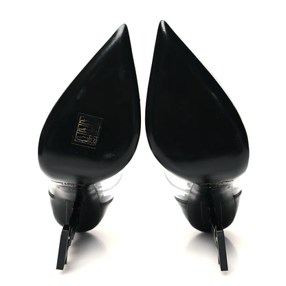 Saint Laurent Patent Calfskin PVC Opyum 39 Black 5 of 9