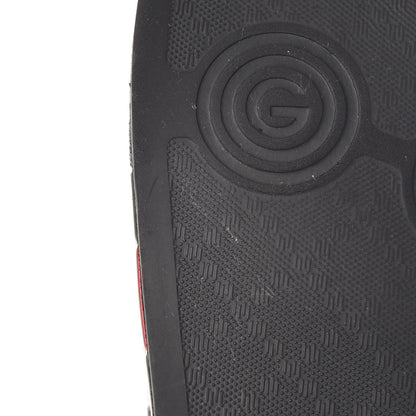 Gucci Rubber Web Mens Pool Slide Sandals 6 Black Green Red 14 of 16