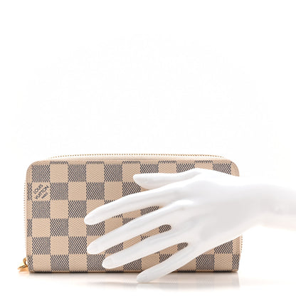 Louis Vuitton Damier Azur Zippy Wallet 2 of 7