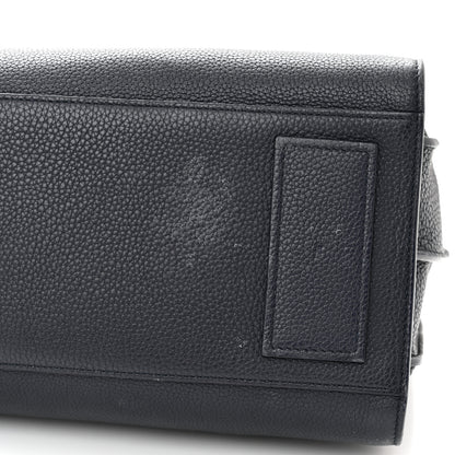 Saint Laurent Grained Calfskin Small Supple Sac De Jour Navy 10 of 12