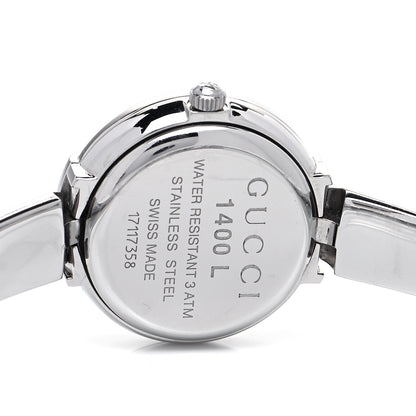 Gucci Stainless Steel Pink Mother of Pearl 25mm 1400L Quartz Watch 4 of 4