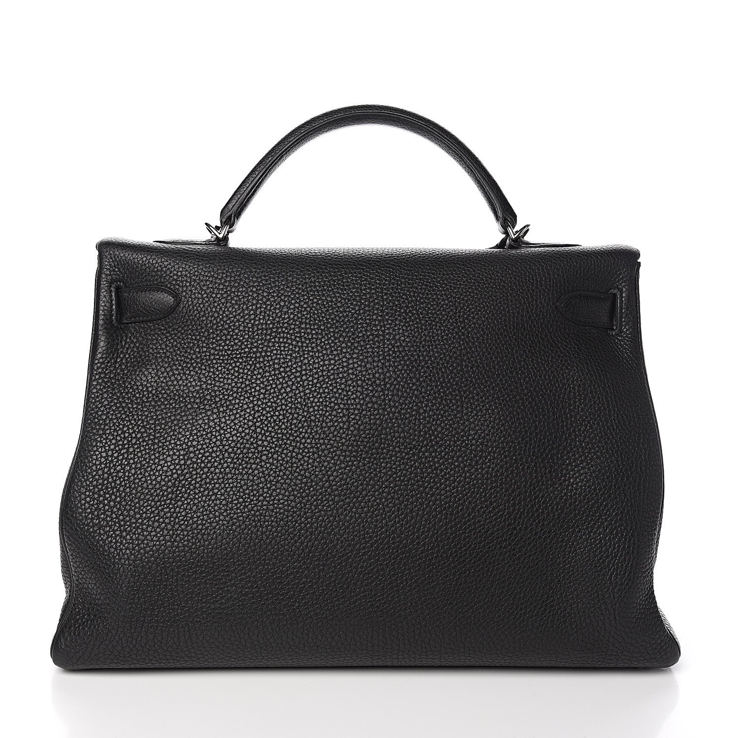 Hermes Taurillon Clemence Retourne Kelly 40 Black 4 of 34