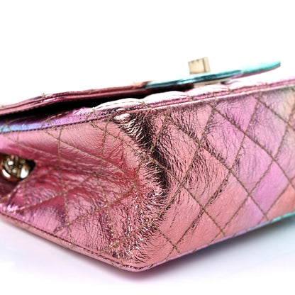 Chanel Metallic Goatskin Quilted Mini 2.55 Reissue Flap Multicolor 5 of 10
