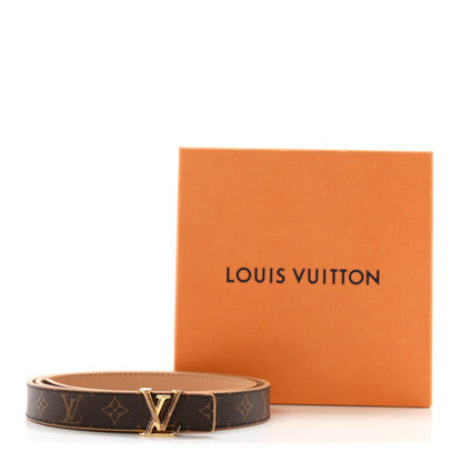 Louis Vuitton Calfskin Monogram 20mm LV Iconic Reversible Belt 80 32 Arizona 6 of 6