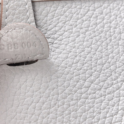 Hermes Taurillon Clemence Amazone Evelyne TPM Gris Perle Etoupe 6 of 10