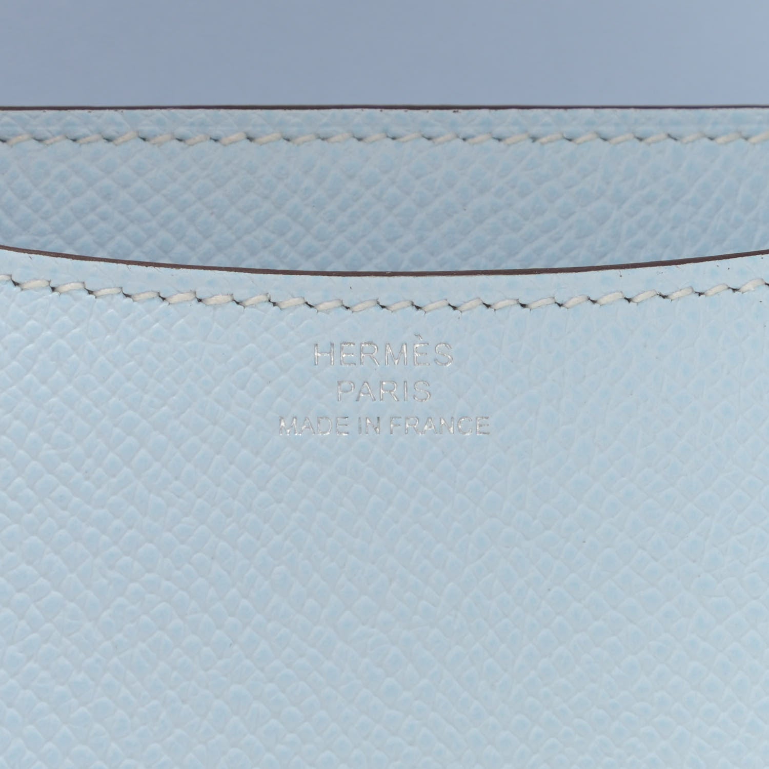 Hermes Epsom Constance 18 Bleu Brume 6 of 11