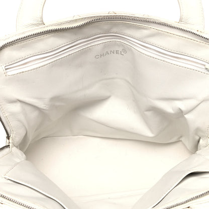 Chanel Caviar Quilted Shoulder Bag White 5 of 17
