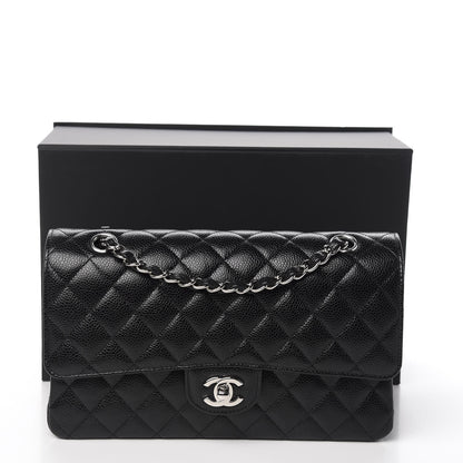 Chanel Caviar Quilted Medium Double Flap Black 10 of 10