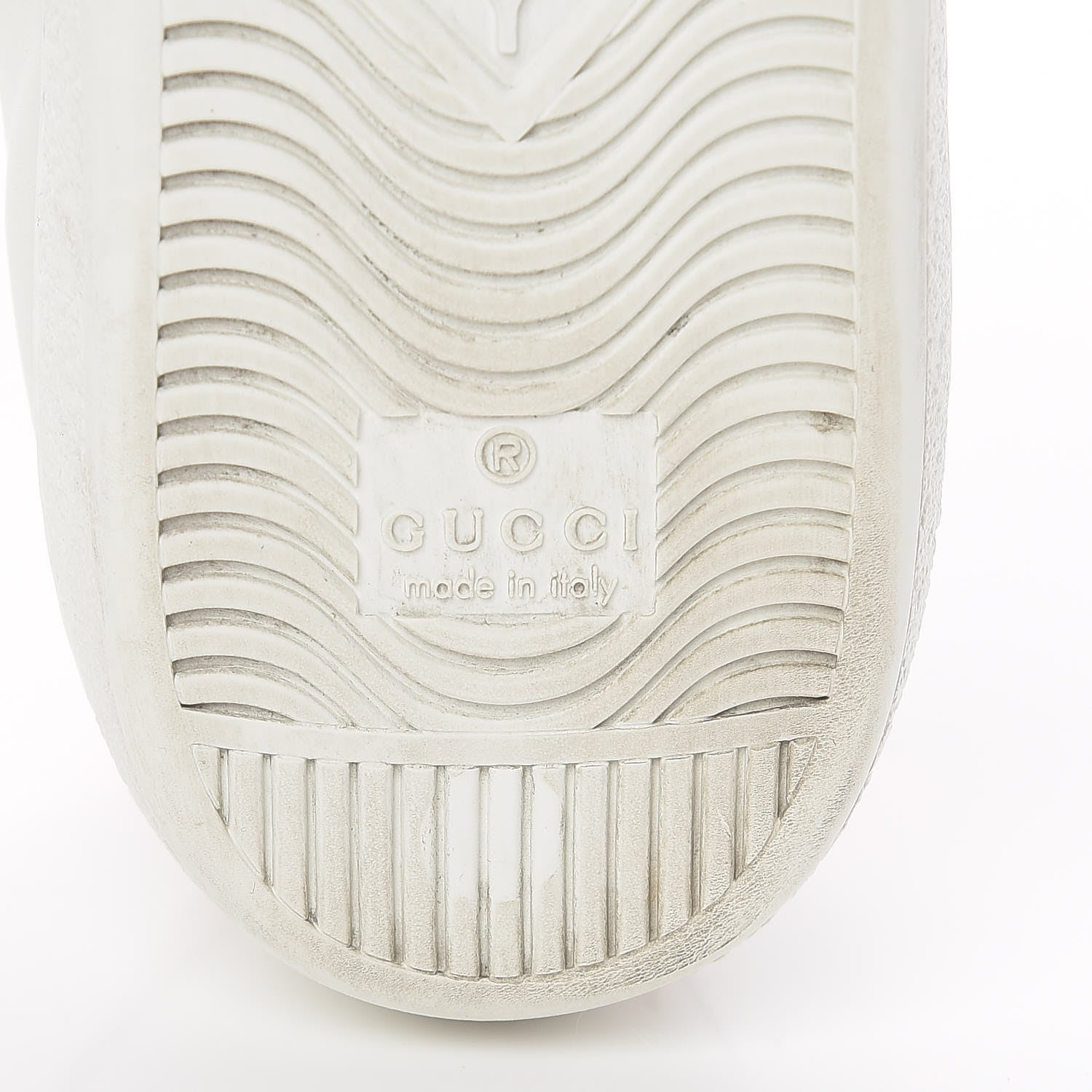 Gucci Calfskin Web Heart Embroidered Womens Ace Sneakers 37 White 10 of 16