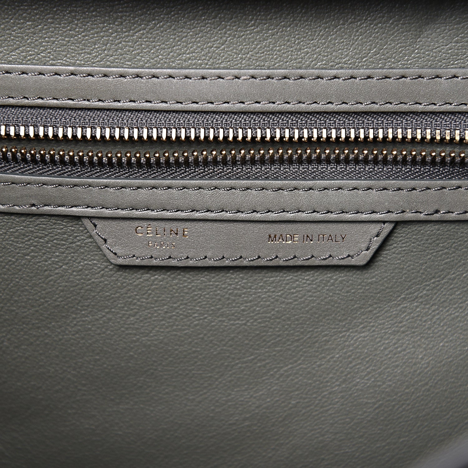Celine Smooth Calfskin Mini Luggage Grey 6 of 9