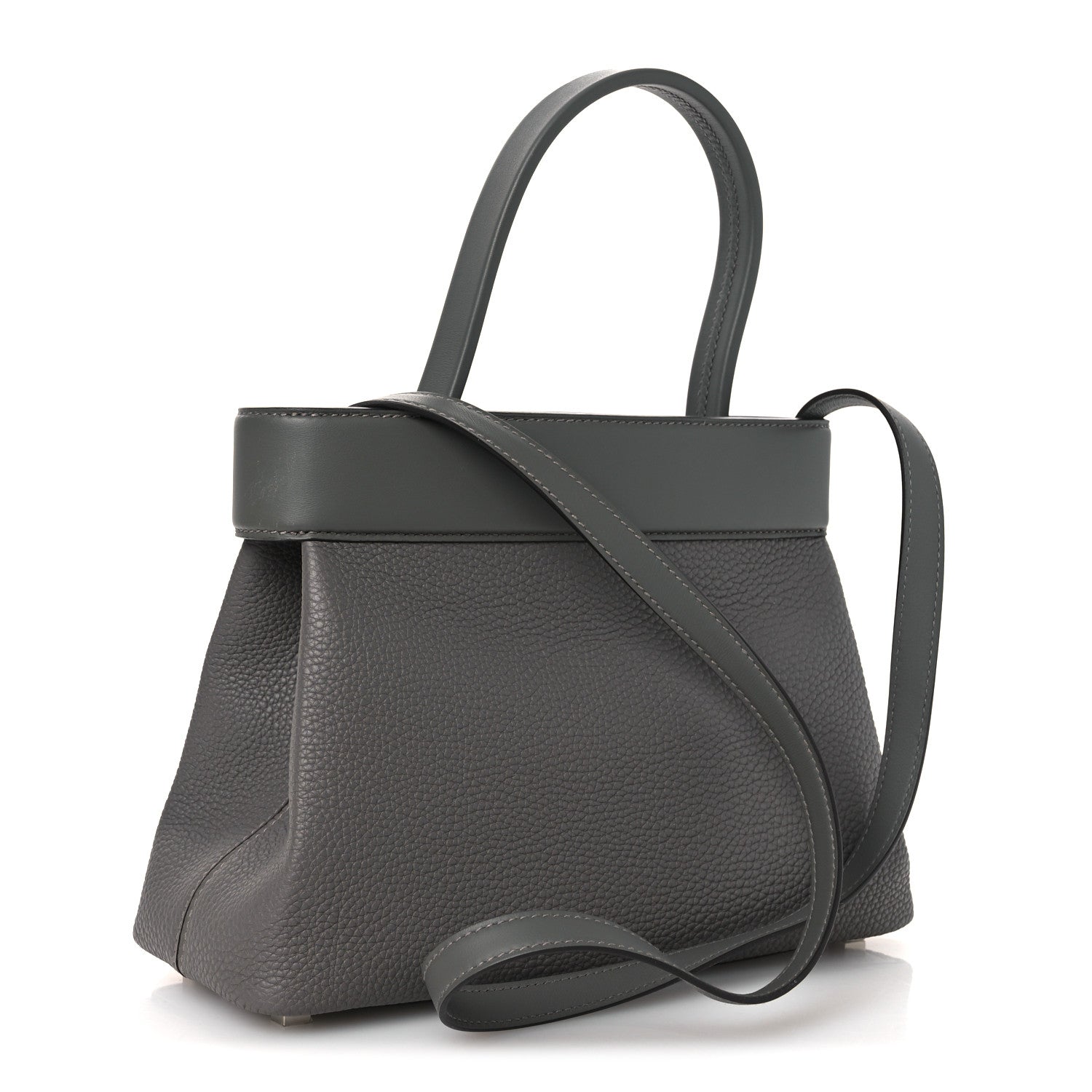 Hermes Togo Swift Medor Bag Gris Meyer 3 of 11