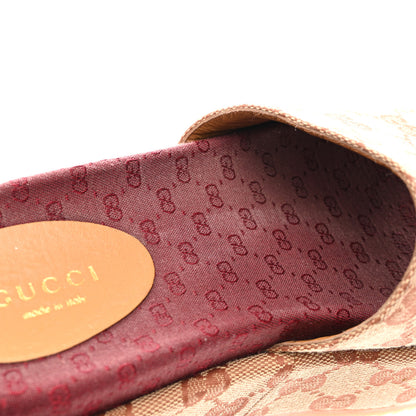 Gucci Canvas GG Monogram Angelina Platform Slide Sandals 36 Beige Ruggine 10 of 10