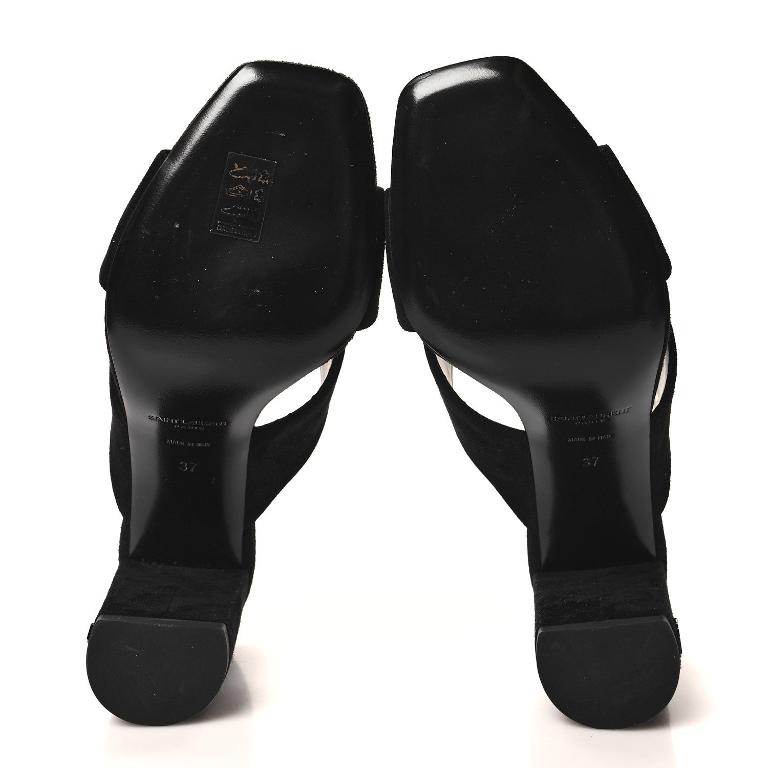 Saint Laurent Suede LouLou Mules 37 Black 5 of 9