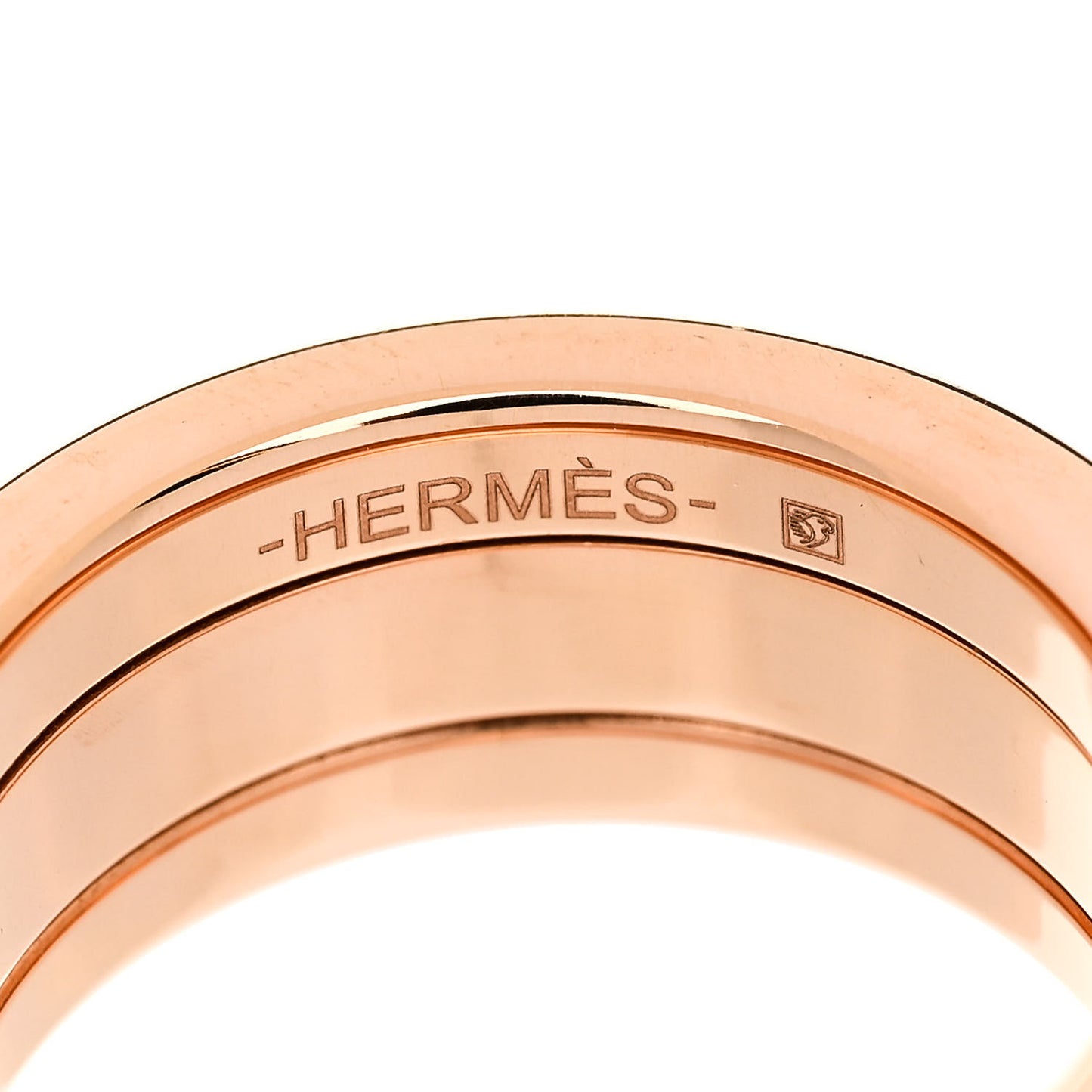 Enamel Printed Gold Plated Brides de Gala Love Ring 55