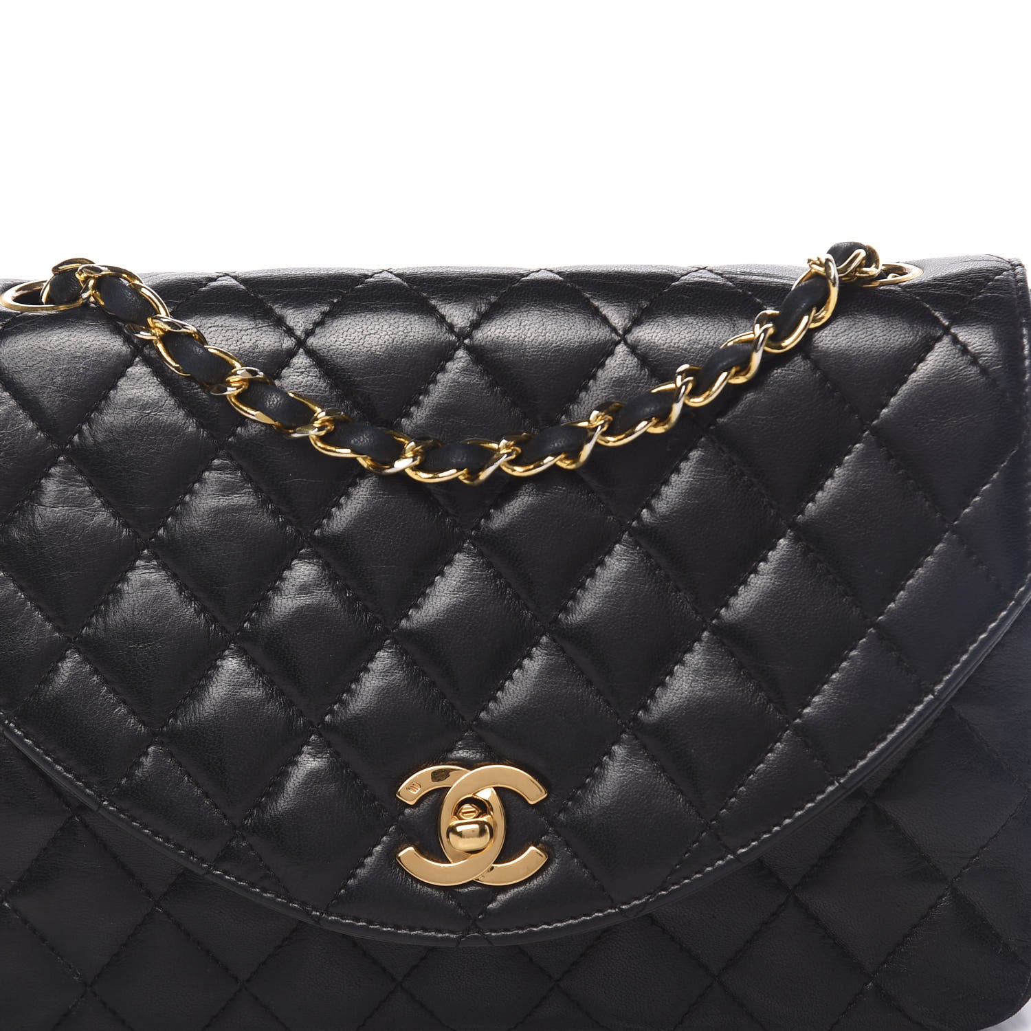 Chanel Lambskin Medium Single Flap Black 9 of 11