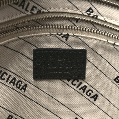 Balenciaga X GUCCI GG Supreme Monogram Neo Classic Silver Hardware City Beige Ebony 7 of 12