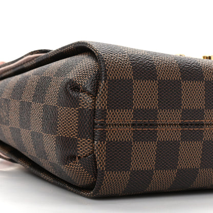 Louis Vuitton Damier Ebene Braided Croisette Cream Pink 7 of 8