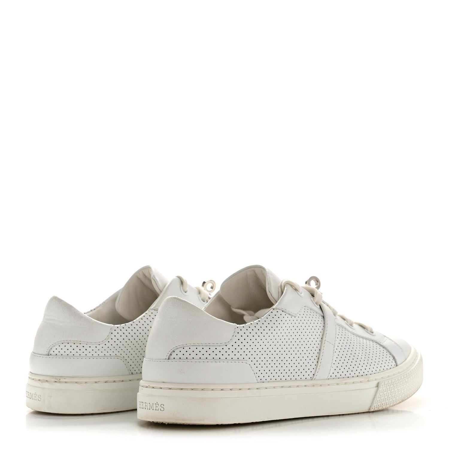 Hermes Calfskin Day Sneakers 37 White 5 of 10