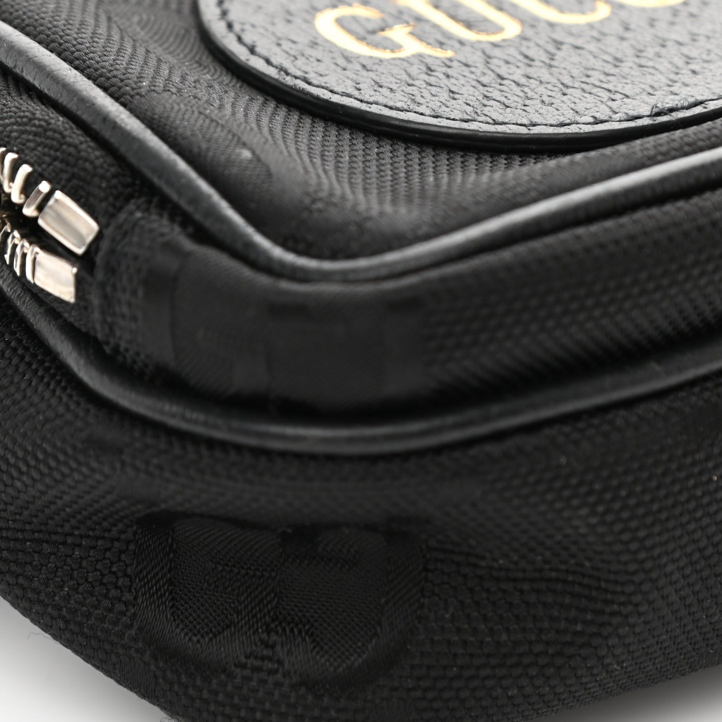 Econyl Nylon Monogram Off The Grid Shoulder Bag Black