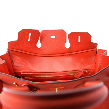 Hermes Togo Birkin 30 Capucine 17 of 34