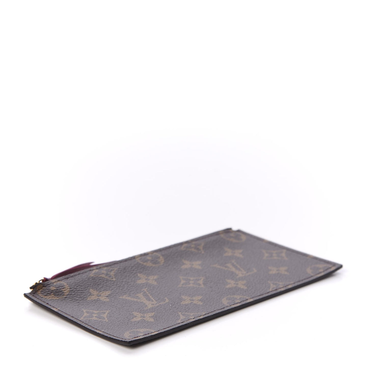 Monogram Felicie Chain Wallet Zippered Insert Fuchsia