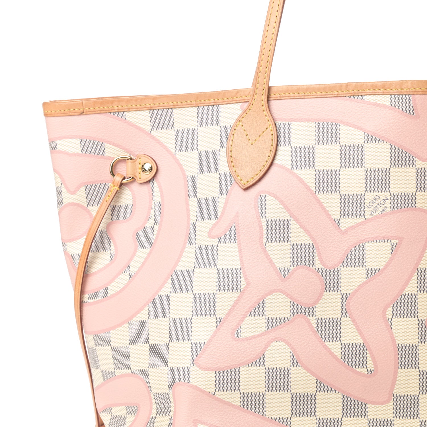 Louis Vuitton Damier Azur Tahitienne Neverfull MM 10 of 15