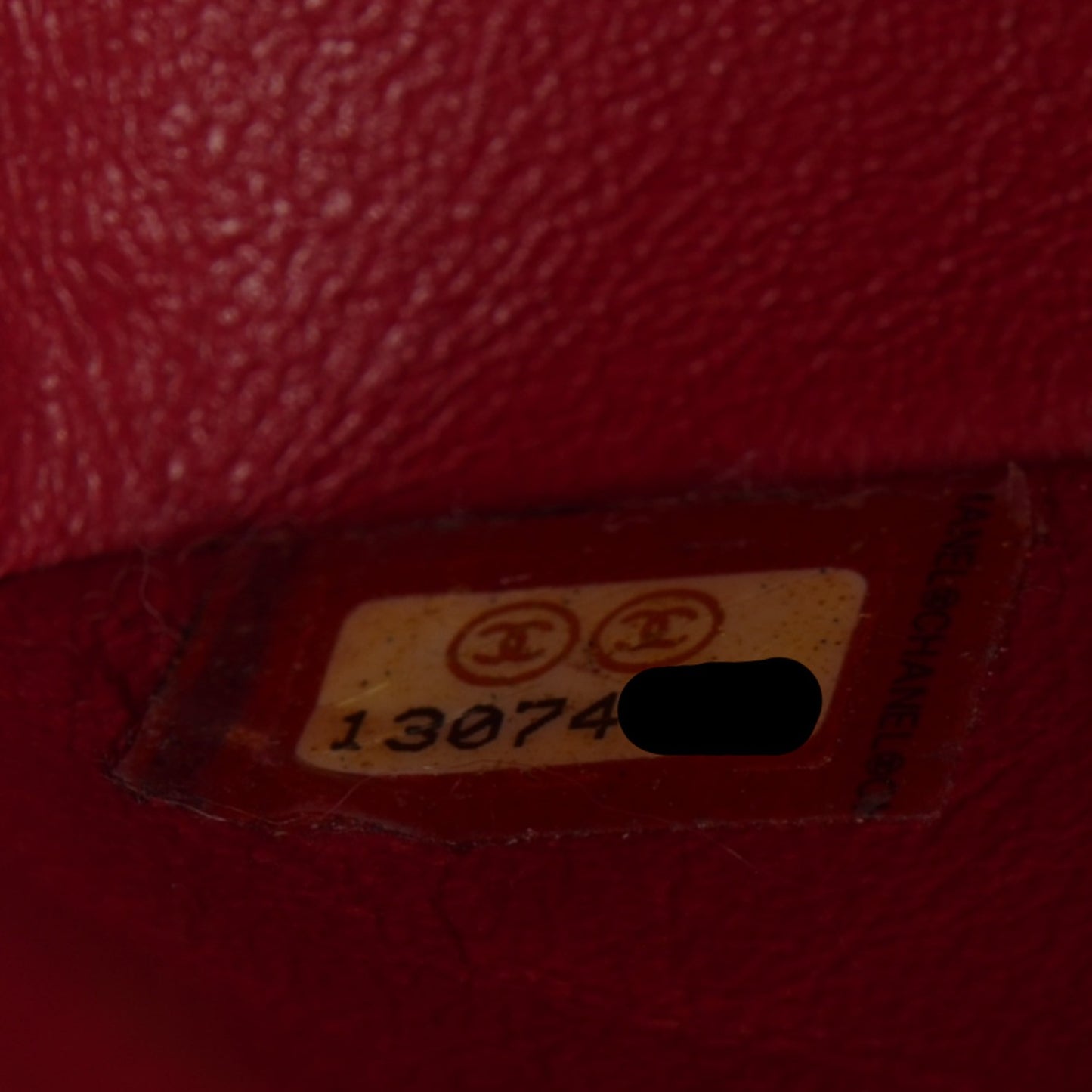 Lambskin Quilted Medium Double Flap Red