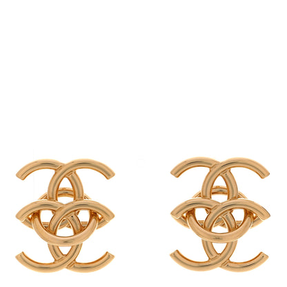 Chanel Metal CC Drop Earrings Gold 1 of 6