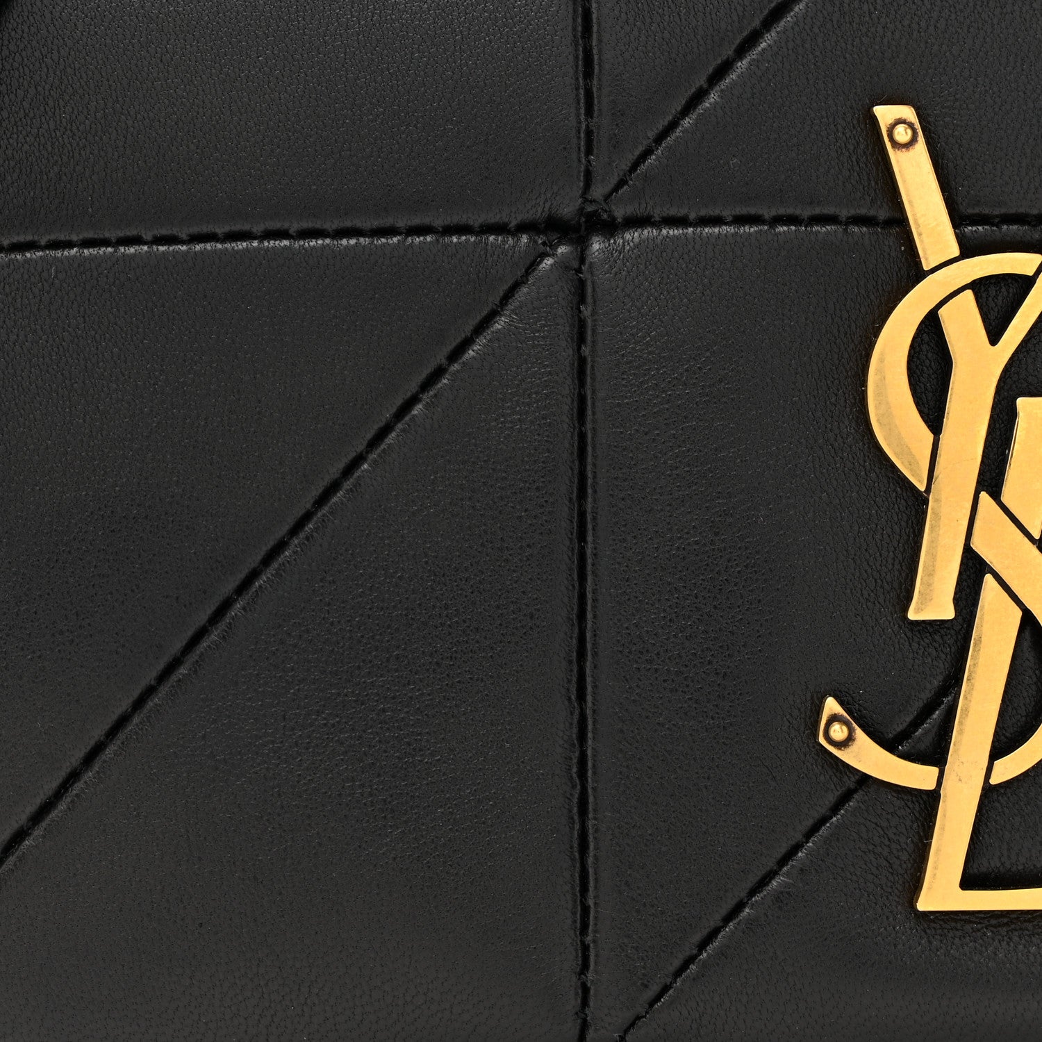 Saint Laurent Lambskin Patchwork Monogram Small Jamie Black 8 of 11