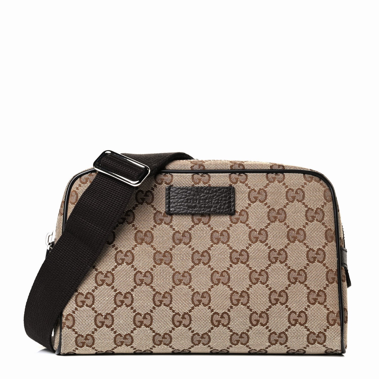 Gucci Monogram Belt Bag Dark Brown 1 of 6