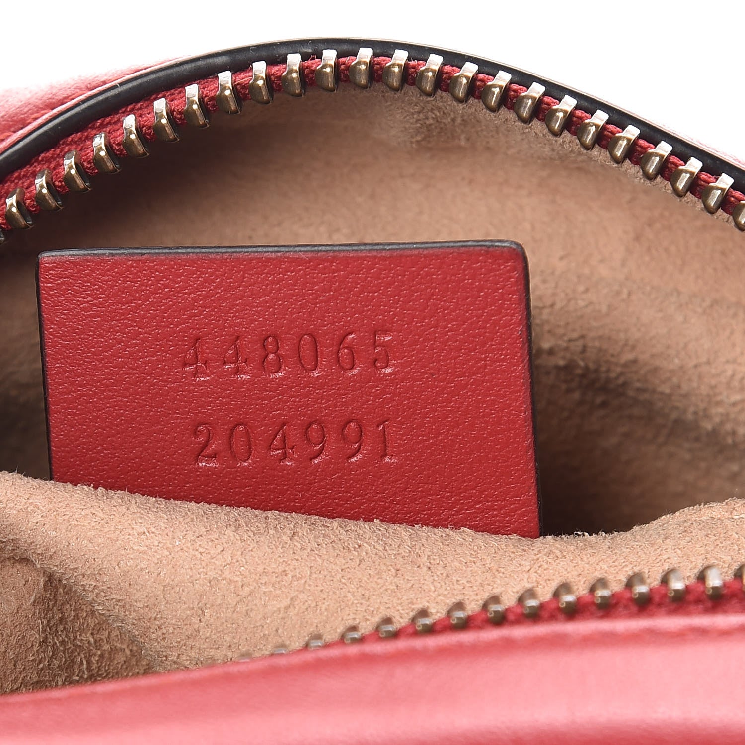Gucci Calfskin Matelasse Mini GG Marmont Chain Shoulder Bag Hibiscus Red 7 of 11