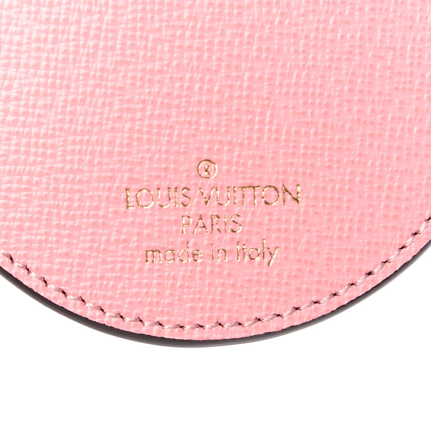 Monogram Jungle Dots Bag Charm Key Ring Sugar Pink Poppy