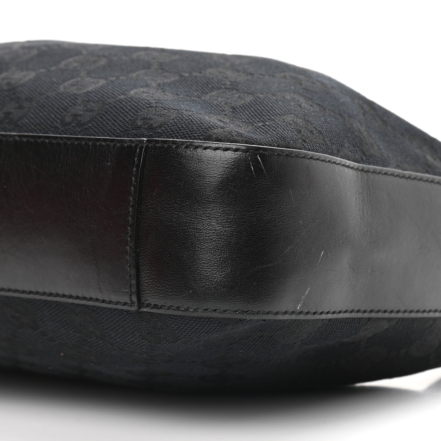 Monogram GG Small Clasp Hobo Black