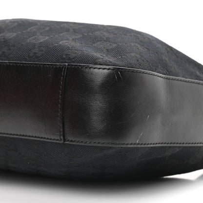 Gucci Monogram GG Small Clasp Hobo Black 9 of 9