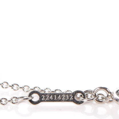 Tiffany Platinum Diamond .40ct Elsa Peretti Diamonds By The Yard Pear Shape Necklace 5 of 8