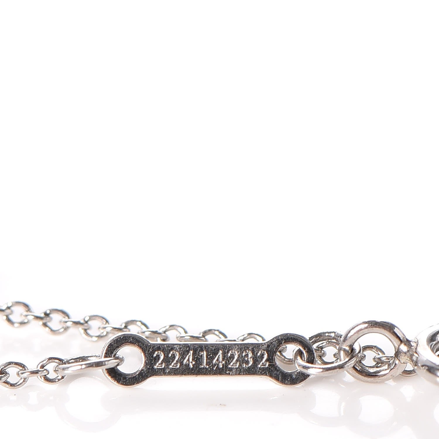 Tiffany Platinum Diamond .40ct Elsa Peretti Diamonds By The Yard Pear Shape Necklace 5 of 8