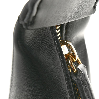 Stella McCartney Eco Alter Nappa Perforated Logo Small Hobo Black 12 of 13