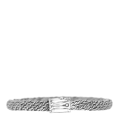 John Hardy Sterling Silver 6mm Bamboo Twisted Chain Bracelet 1 of 4