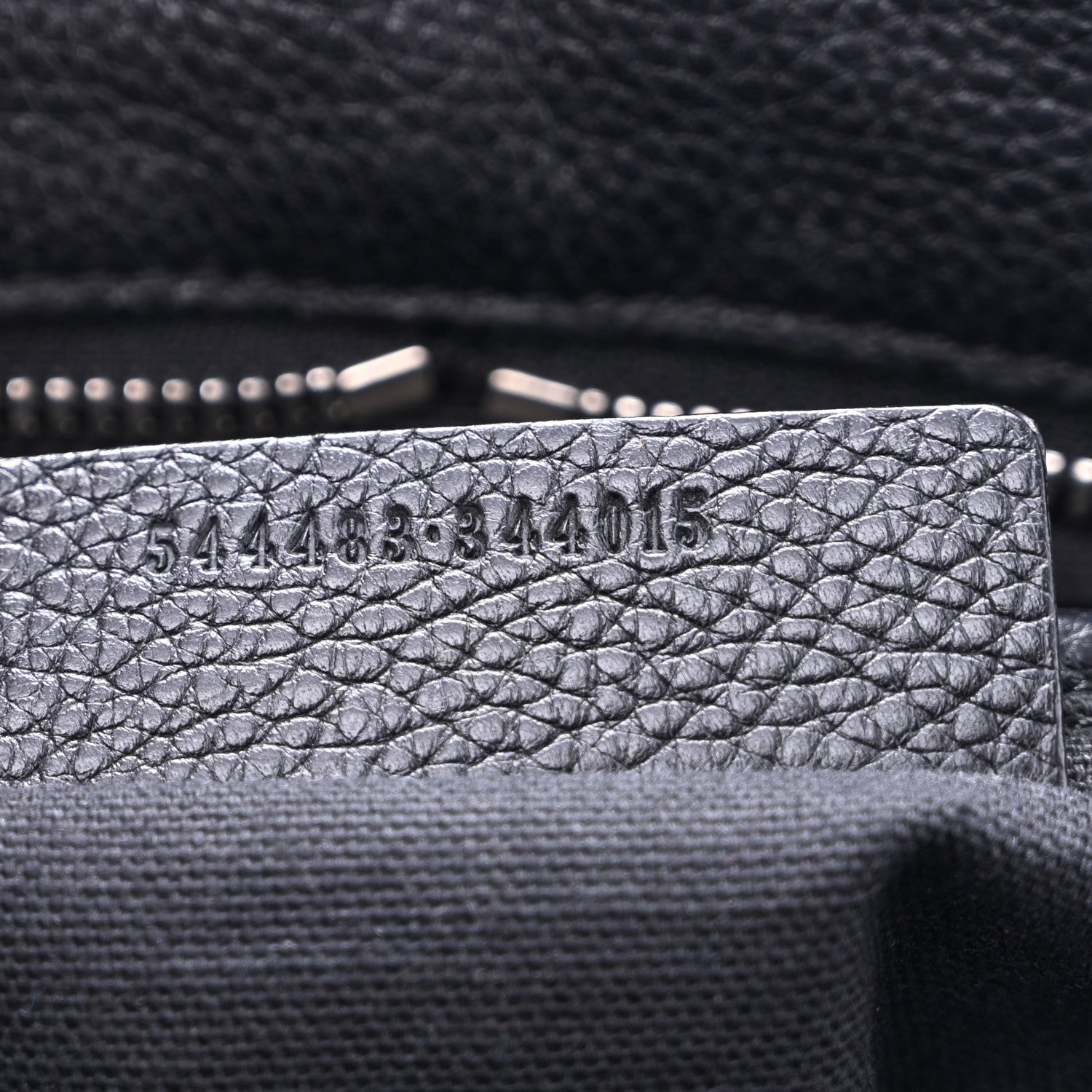 Alexander McQueen Pebbled Calfskin Mini Skull Padlock Zip Around Tote Black 7 of 15