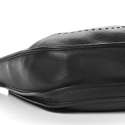 Hermes Taurillon Clemence Evelyne III GM Black 8 of 10