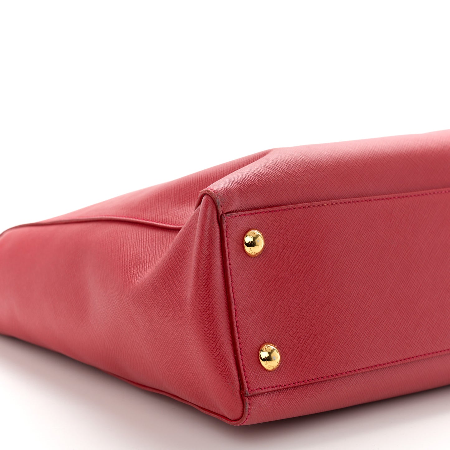 Saffiano Lux Medium Tote Fuoco