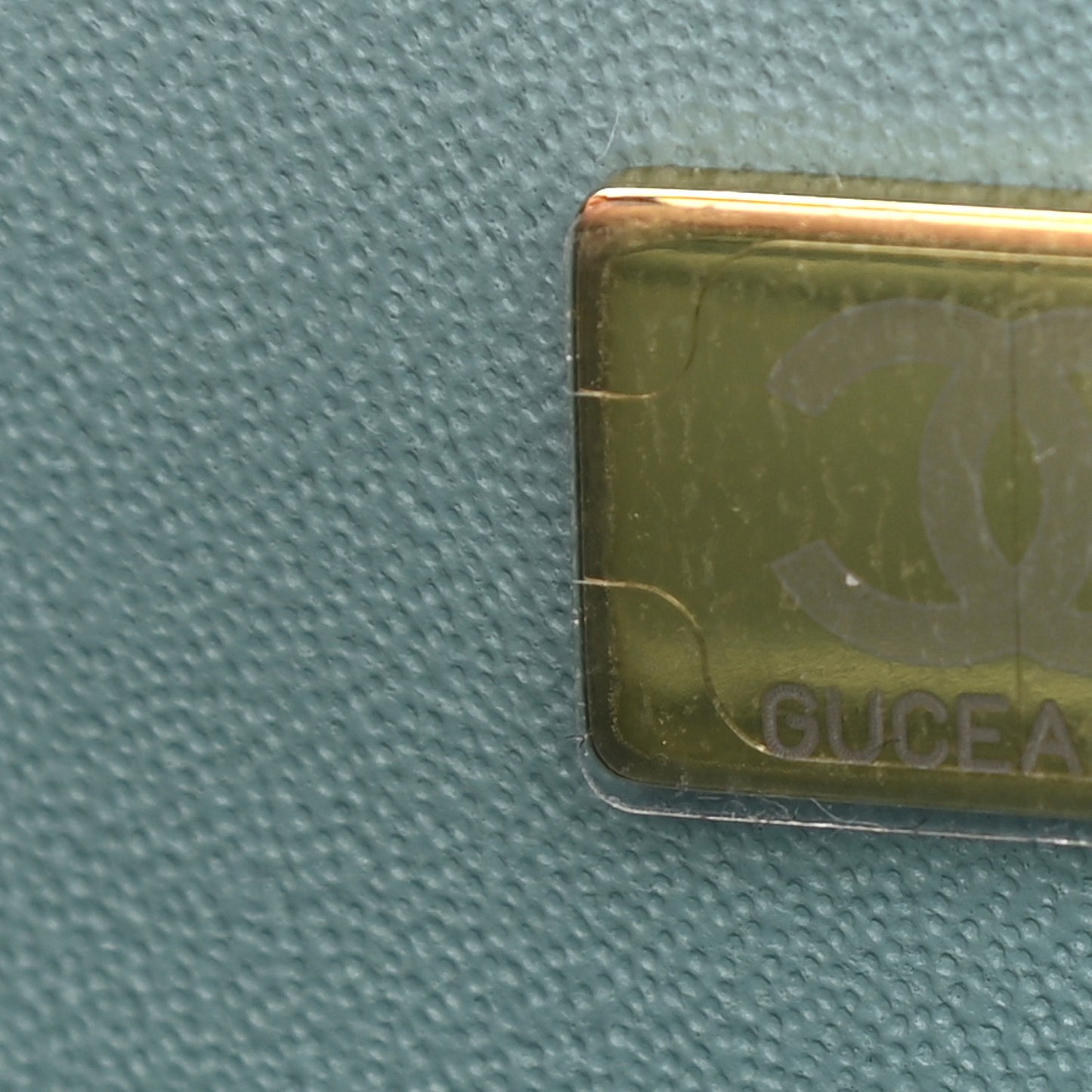 Lambskin Quilted Mini Rectangular Flap Green